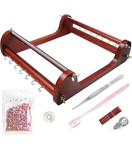 デリカビーズ　ミニ織機セット　ハンドメイドアクセサリー　定価10,000円　美品 Amazon.co.jp: ミニワイド織機/LM-31[デリカビーズ・ビーズ織り